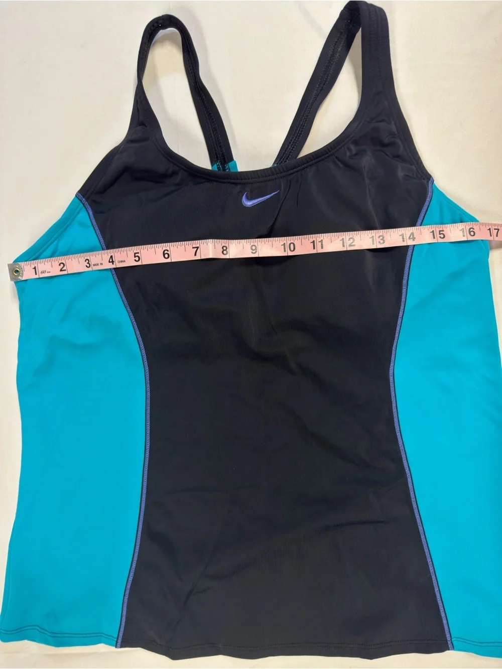 Nike Womens XL Tankini Swim Tops Racerback Athletic Swimsuit Lot of 2